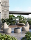 TRIMM Copenhagen Tiny Moon Pouf dolce (Puff)