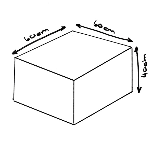 OUTBAG Sitzsack Pouf Quad Olefin, terra