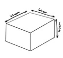 OUTBAG Sitzsack Pouf Quad Olefin, terra